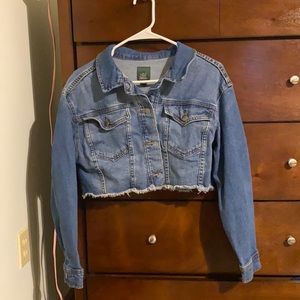 Cut off jean jacket